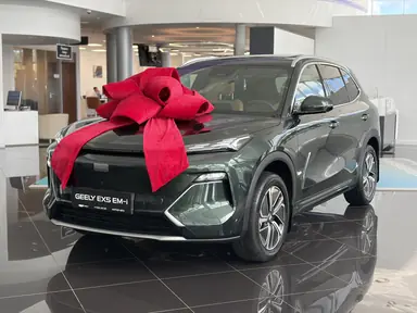 Купить Geely EX5 Гибрид Зеленый EM-R 1.5hyb AT (218 л.с.) от 3579990 ₽. в Саратове