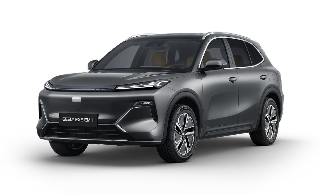 Купить Geely EX5 Гибрид Серый EM-R 1.5hyb AT (218 л.с.) от 3579990 ₽. в Саратове